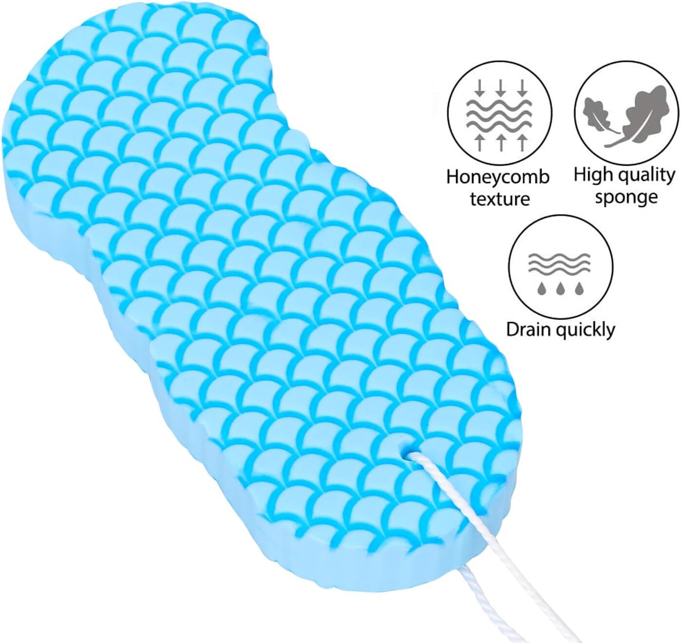 Bath Sponge for Women Loofah Bath Sponges for Shower Exfoliating Shower Sponge