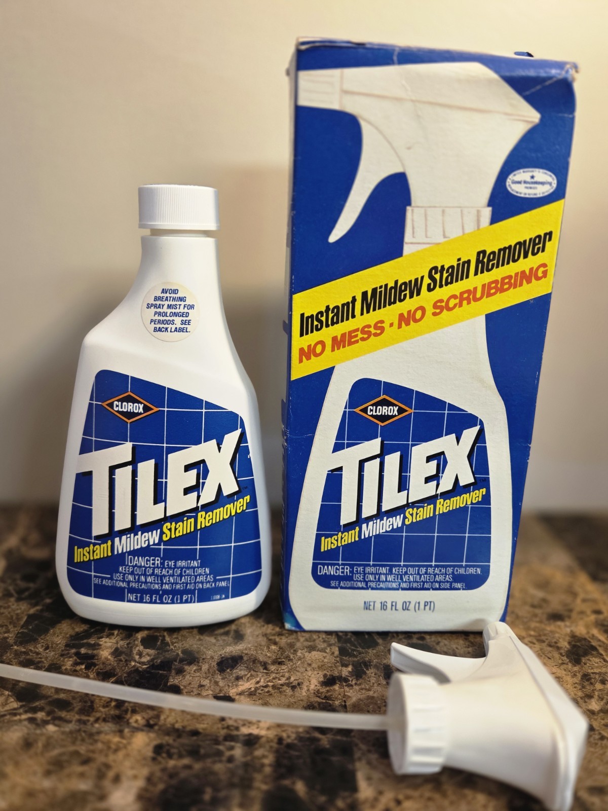Clorox Tilex Vintage Instant Mildew Stain Remover New Full 16 Oz Bottle