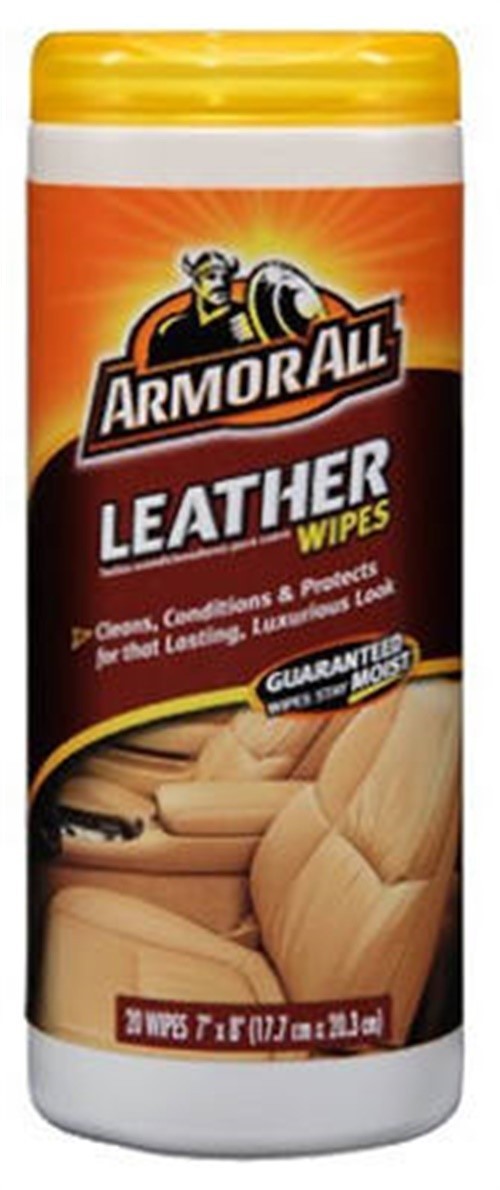 Armor All 18581B 30 ct. Leather Care Wipes for Lasting Luxurious Look