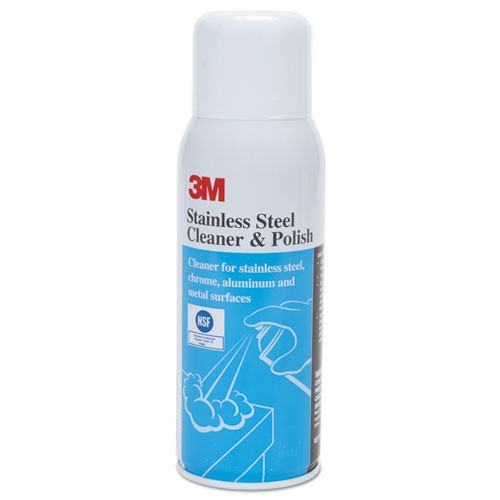 3M Stainless Steel Cleaner and Polish, 10 oz Aerosol Spray