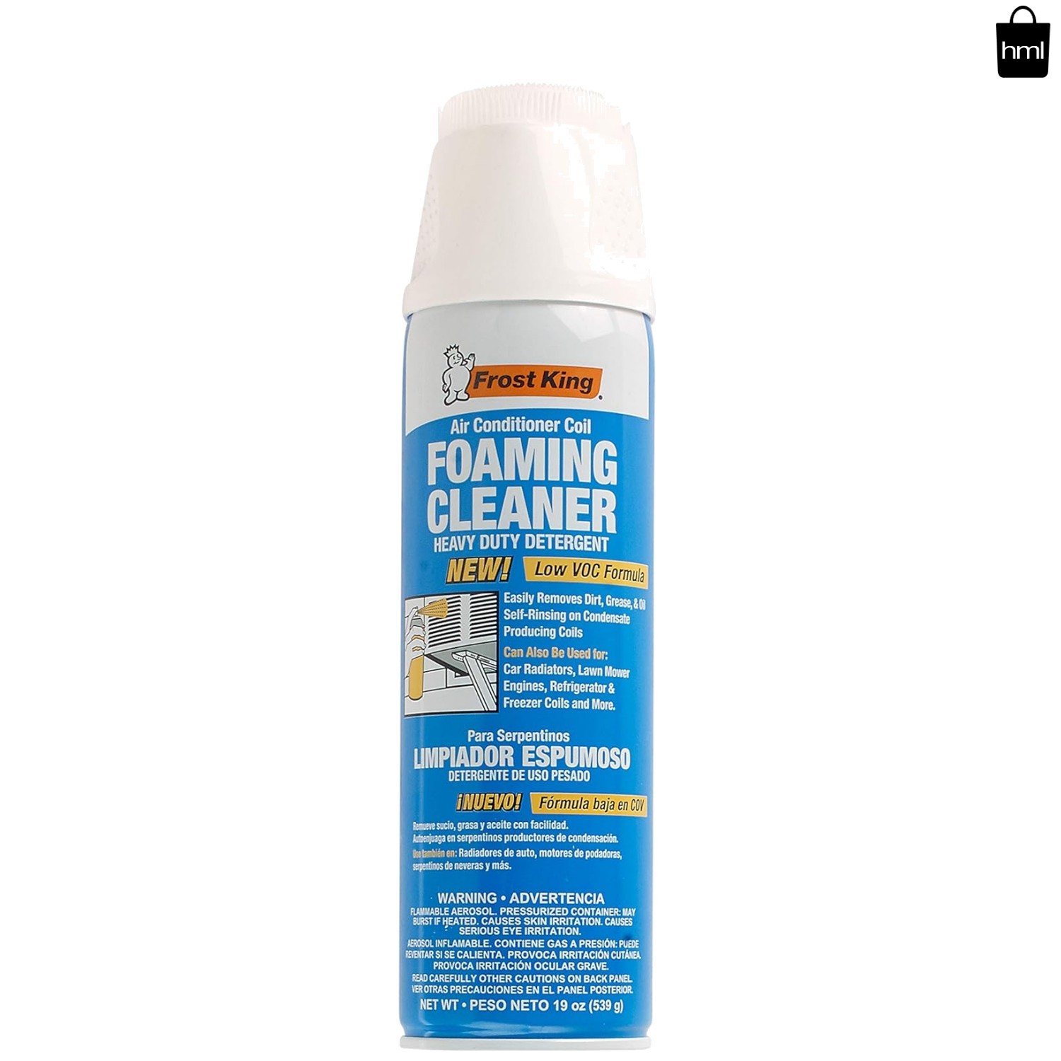 Pack of 2 Air Conditioner Foam Coil Cleaner Forest King Once Condenser Sprayer