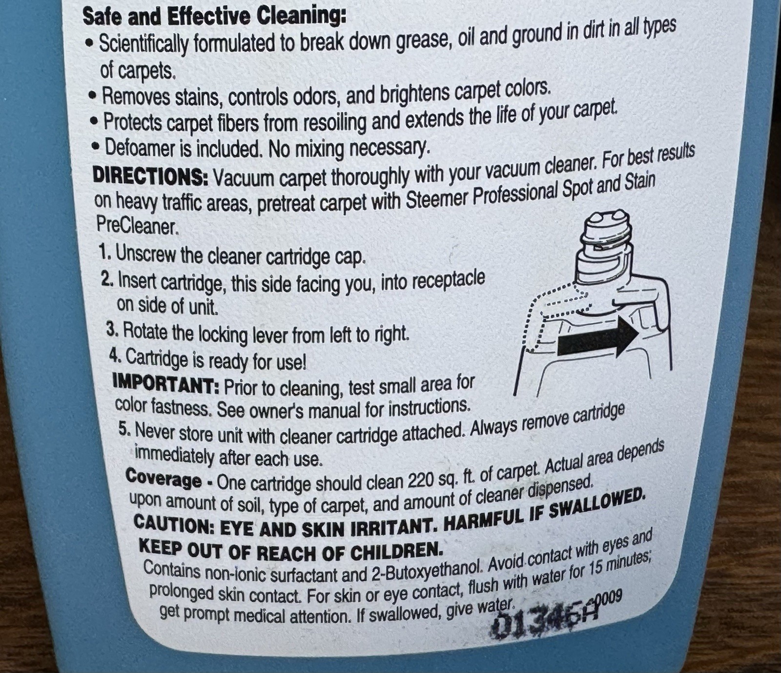 (2) Oreck Steemer Professional Full Release Carpet & Hard Floor Cleaner 15 fl oz