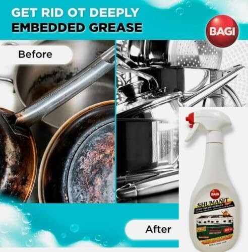 Shumanit Bagi Super Cold Grease Remover 16.9fl.oz 16.9 Fl Oz (Pack of 2)
