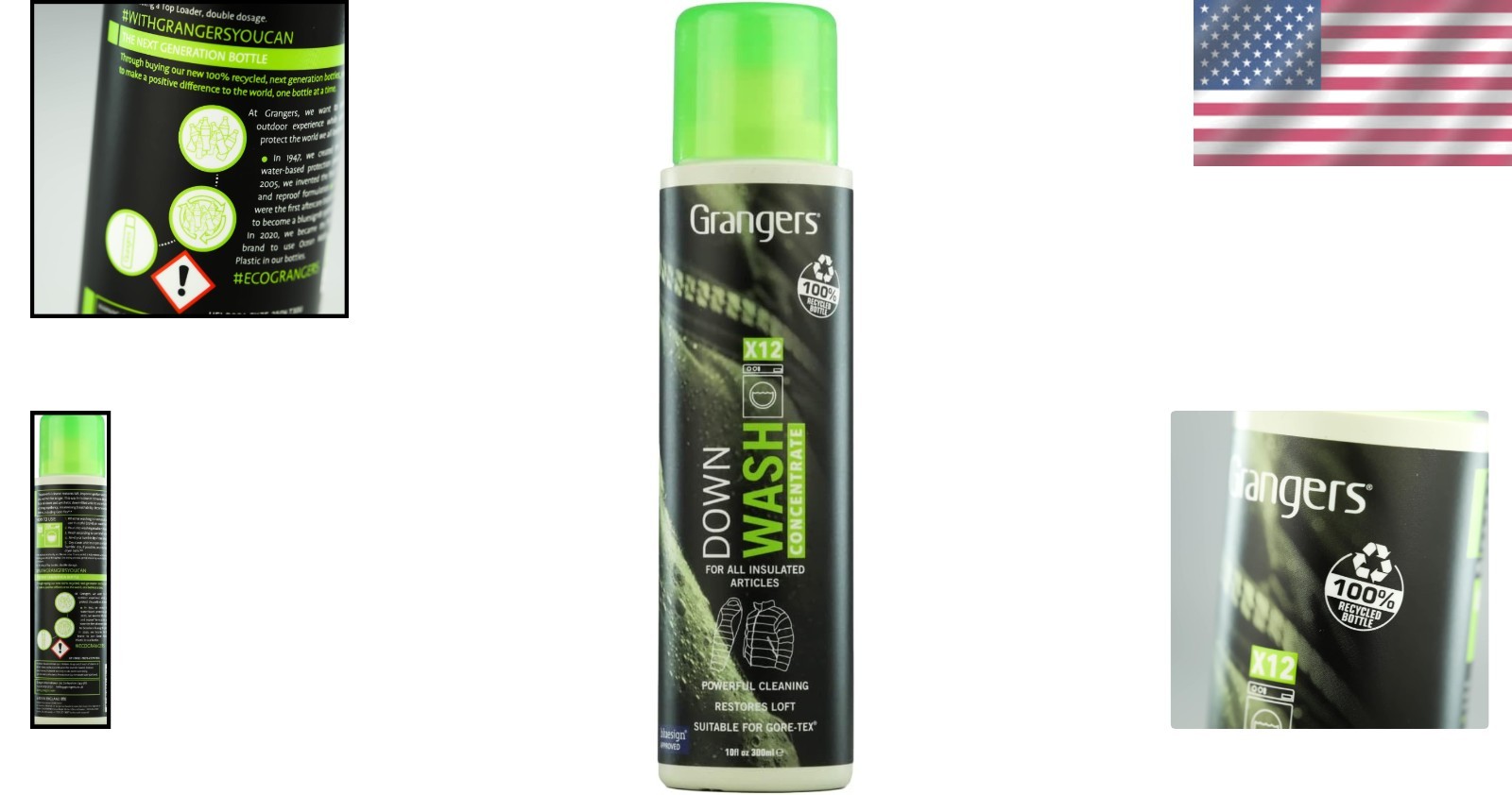 10 Fl Oz Grangers Down Wash – Sustainable Cleaner for All Down Insulated Items