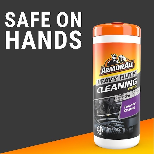 Armor All Heavy Duty Cleaning Wipes 25 -Count Wipes Car Interior Cleaner