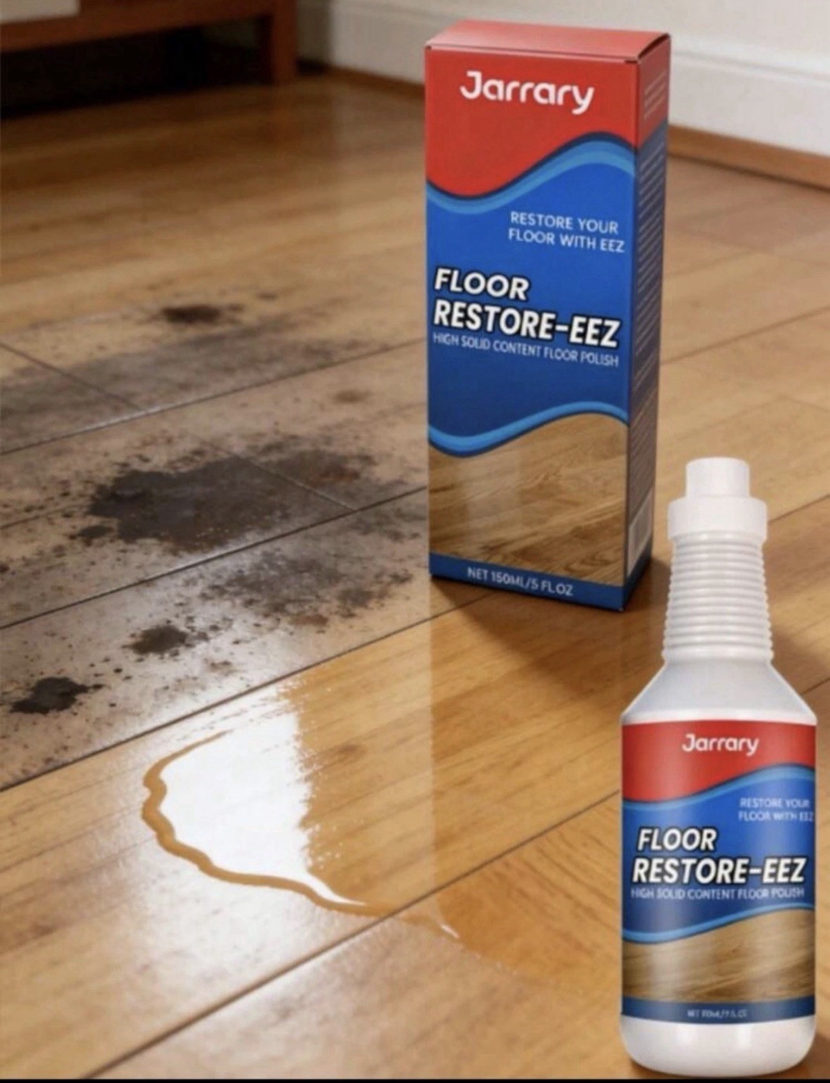 Jarray Floor Restore-eez 5fl oz High Solid Content Floor Polish Lot Of 3 5 Oz Ea