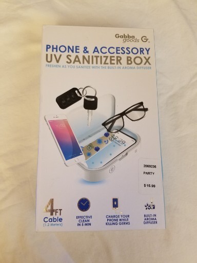 Gabba Goods Phone & Accessory UV Sanitizer Box With Aroma Diffuser