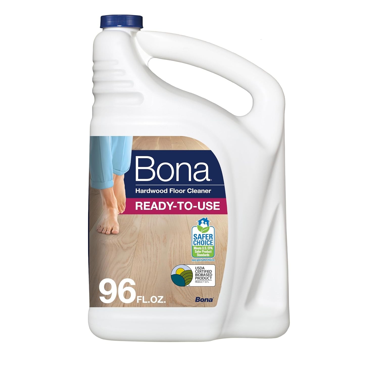 Bona Hardwood Floor Cleaner Refill 96 fl oz Unscented Spray Mop Bottle