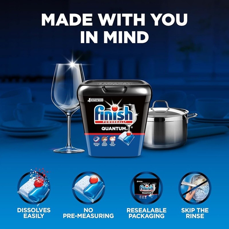 Powerful Dishwasher Pods 24 Hour Stain Removal Spot Free Shine No Rinse Needed