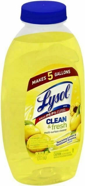 Lysol Clean Fresh Multi Surface Cleaner, Lemon & Sunflower Scent (10.75 fl oz)