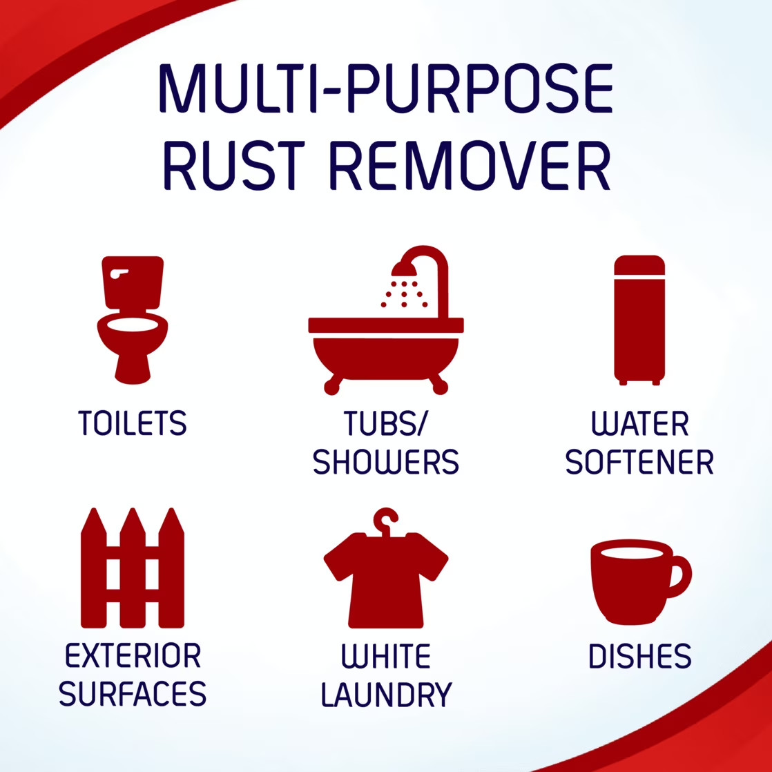 Iron Out Rust Stain Remover 4.75 lb Powder Cleaner for Toilets & Sinks