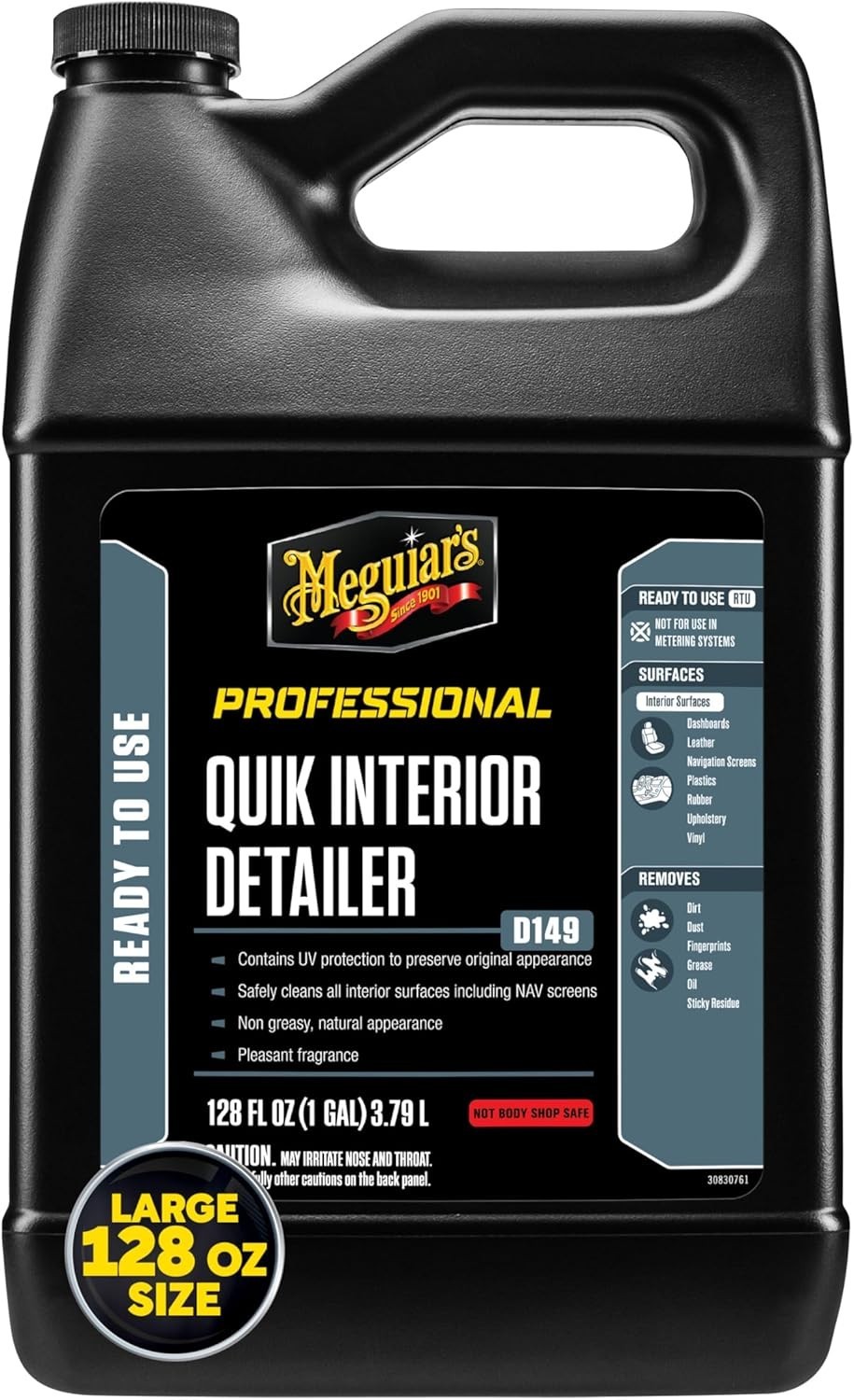 Quik Interior Detailer 3.79L – UV Protectant Spray for All Interior Surfaces