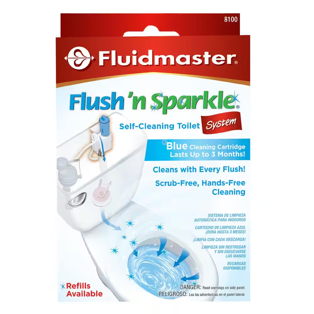 Flush N Sparkle Blue Toilet Cleaning System