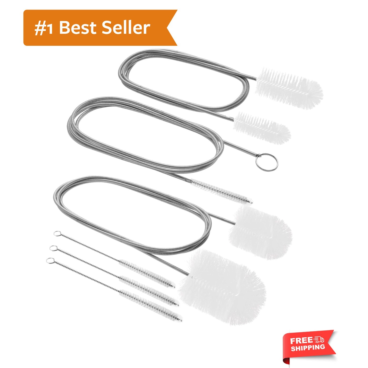 6Pcs Flexible Drain Brush 78 Inch Pipe Cleaning Brush 63 Inch drain cleaner b…