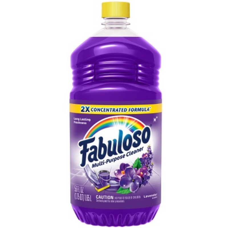2x Fabuloso All Purpose Cleaner Lavender Multi Surface Household Liquid New 56oz