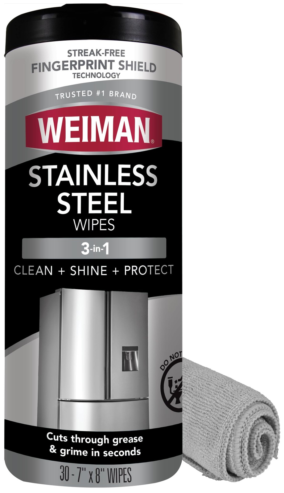Stainless Steel Cleaner Wipes Kitchen Appliance Polish Anti Fingerprint
