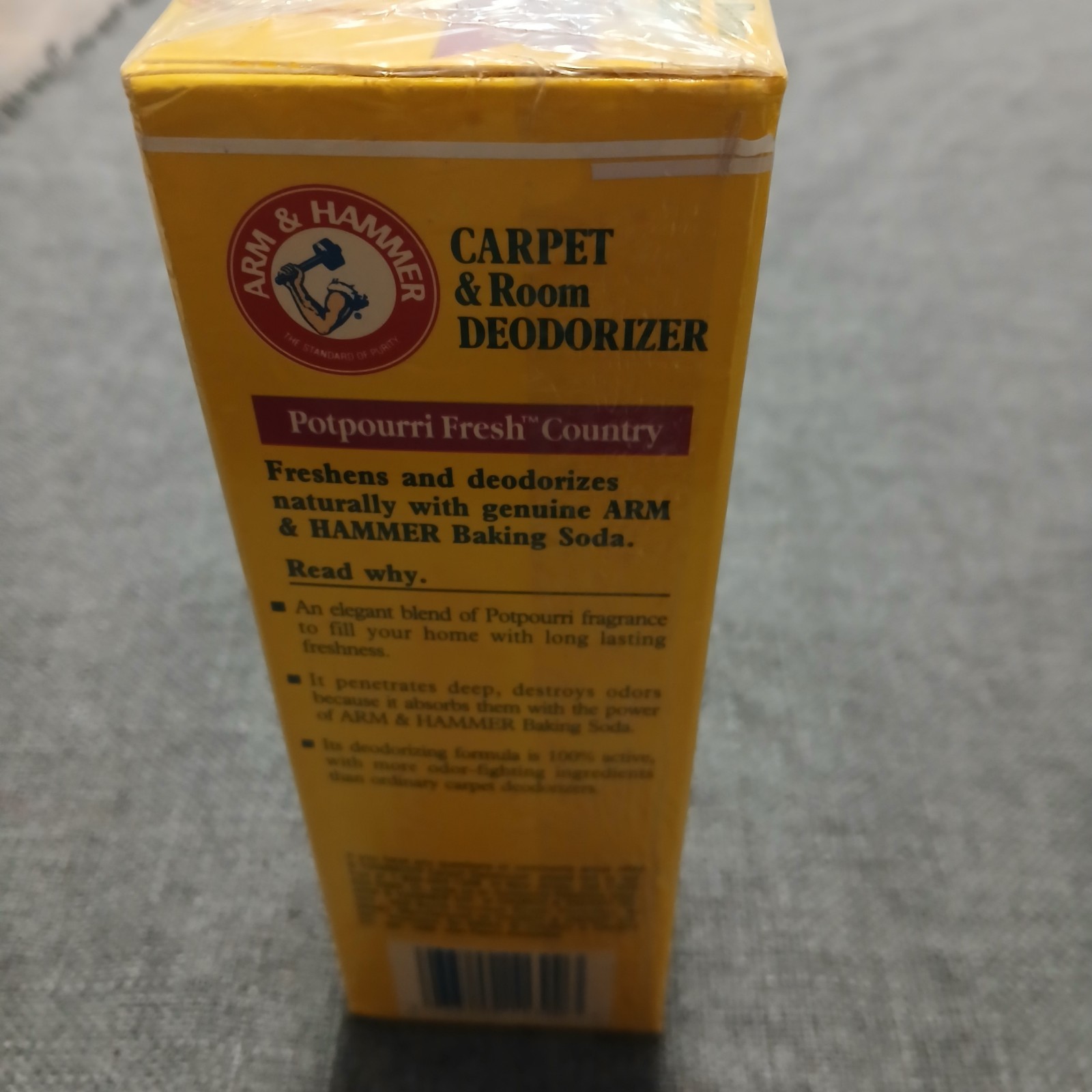 Vintage 1992 Arm & Hammer Potpourri Fresh Carpet Deodorizer Country NOS 21 Oz