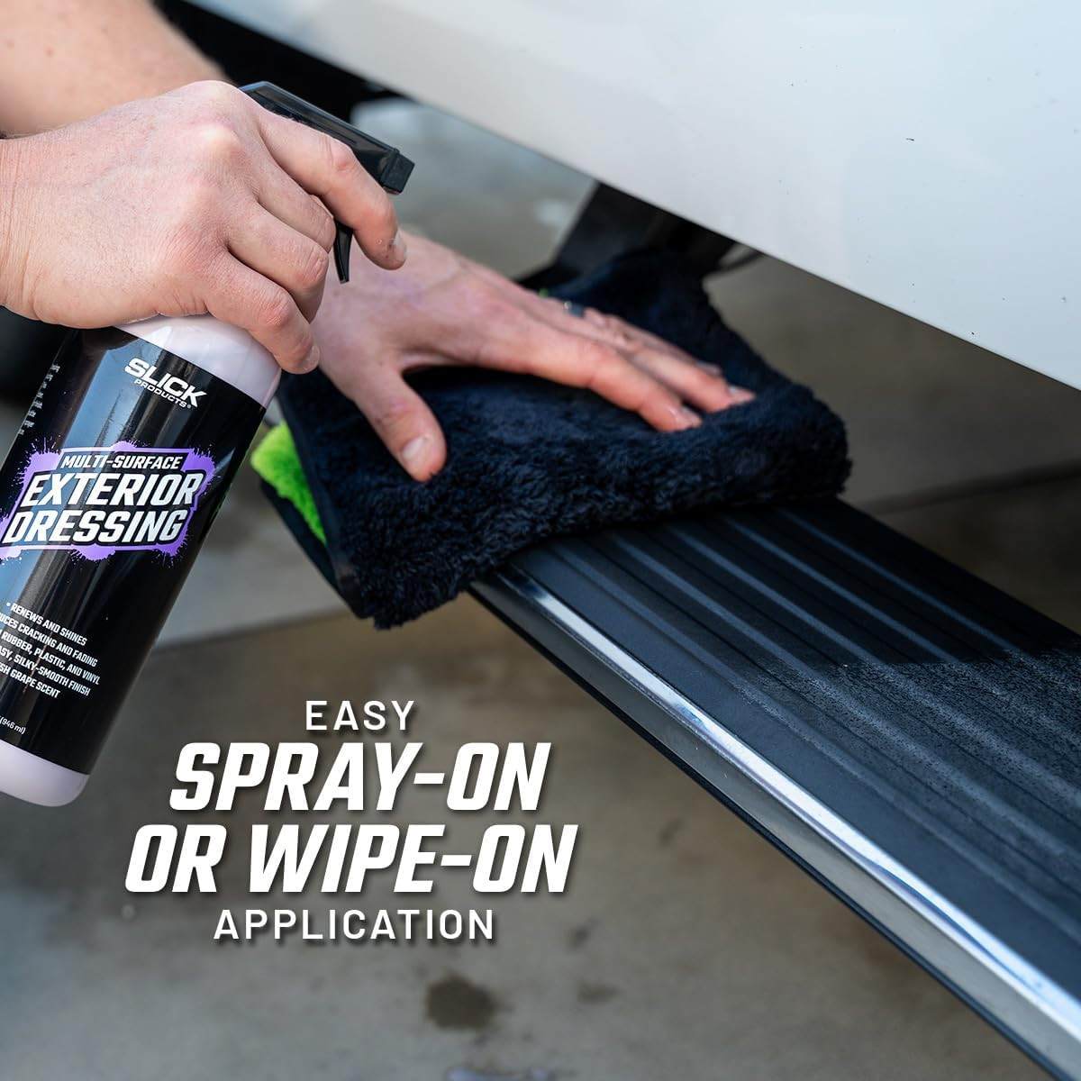 Multi-Surface Exterior Dressing – Restores, Protects & Shines Vinyl, Rubber & Pl