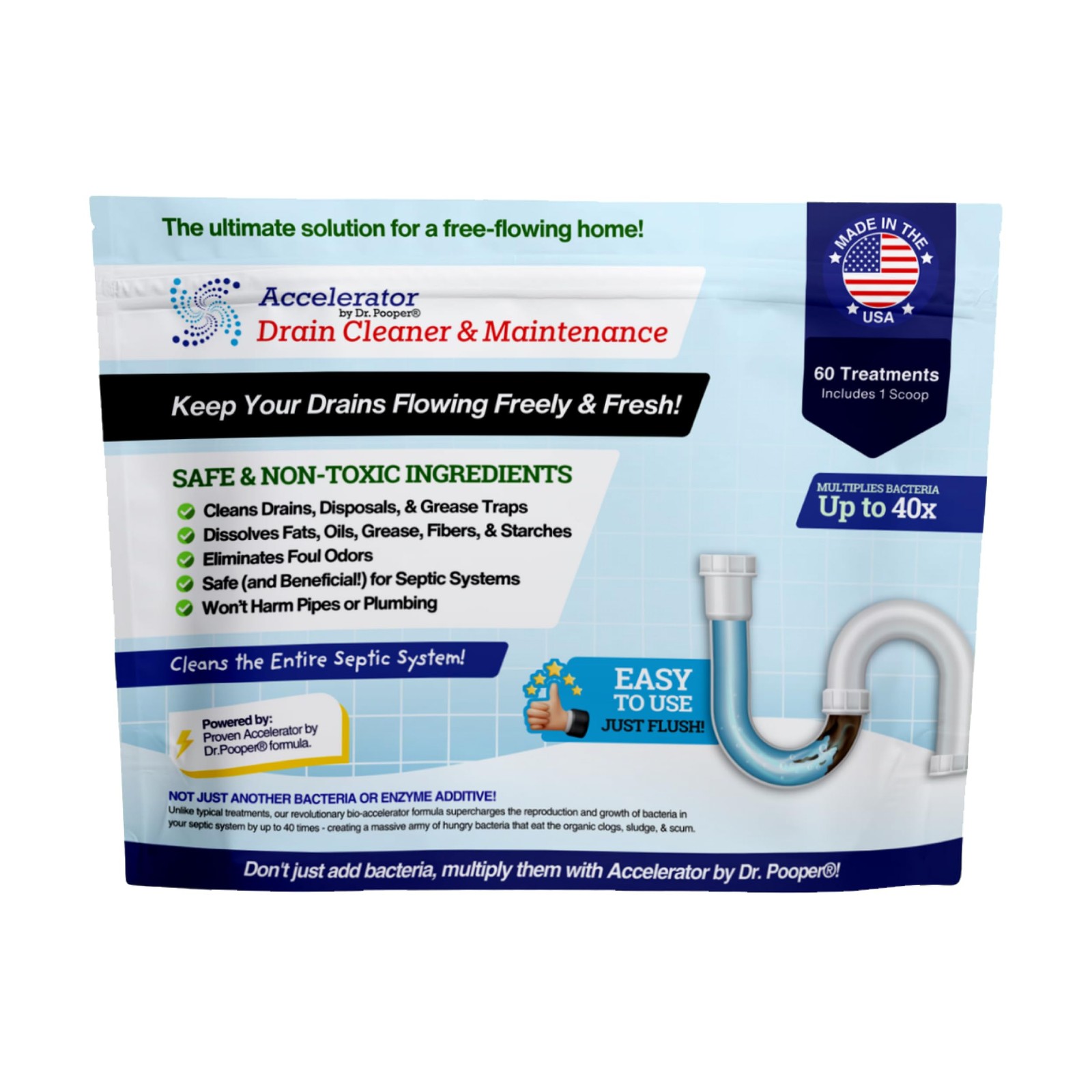 Drain Cleaner & Maintenance – Keeps Drains, Pipes, & Grease Traps Clean and F…