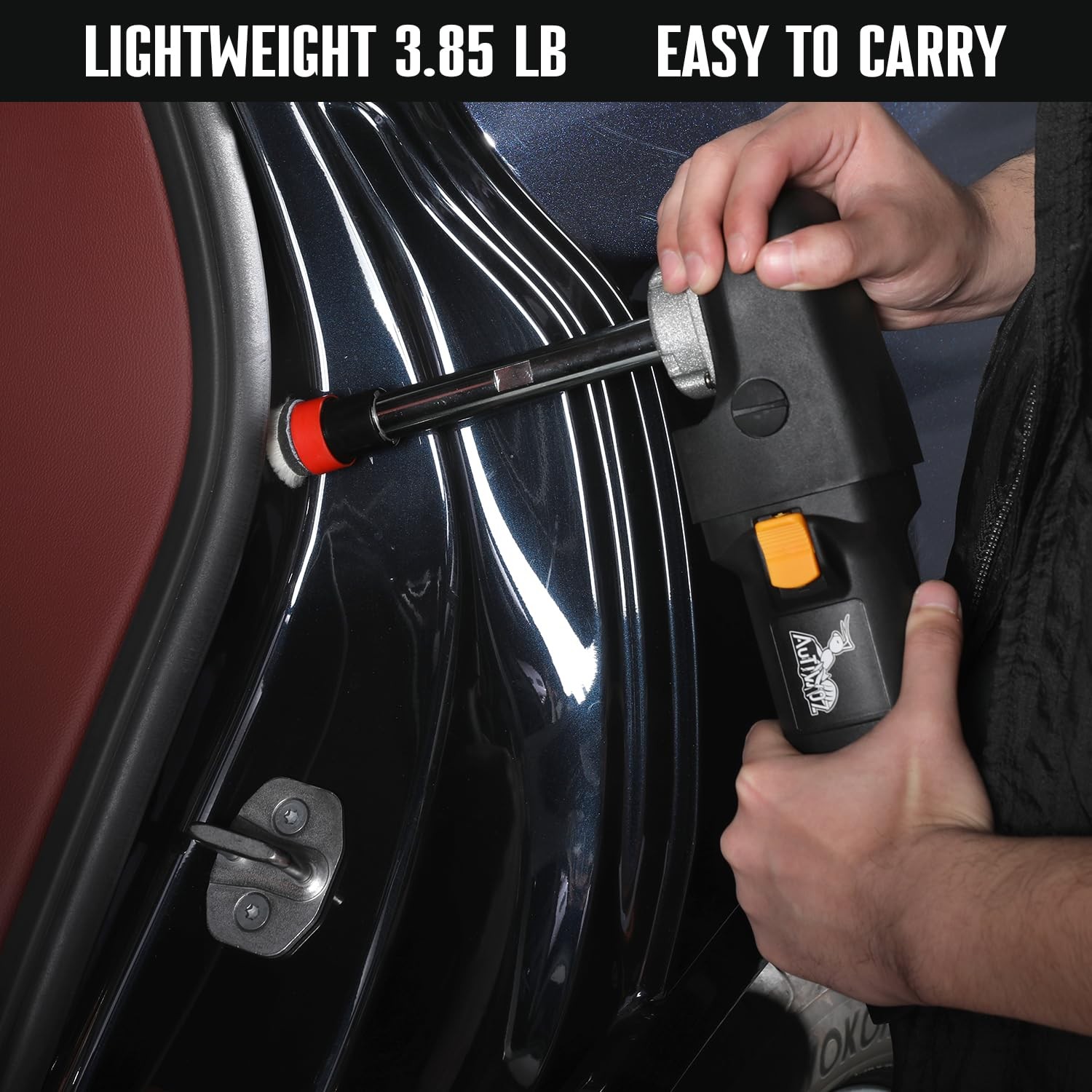 Mini Buffer Polisher, Car Polisher Waxer, 600W Rotary Polisher Machine with 3…