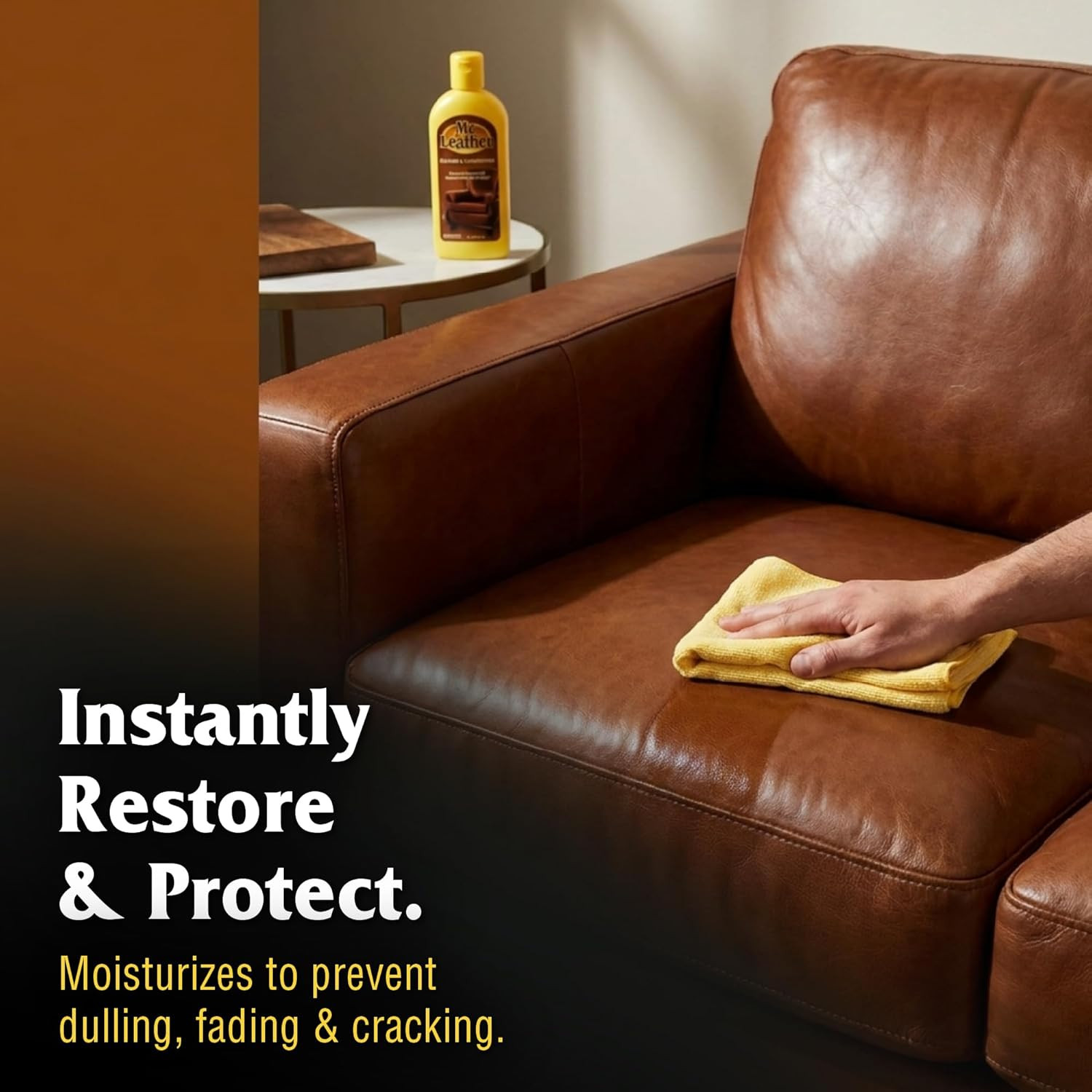 MR. LEATHER Cleaner and Conditioner (8 Oz) – Restores & Protects All Leather wit