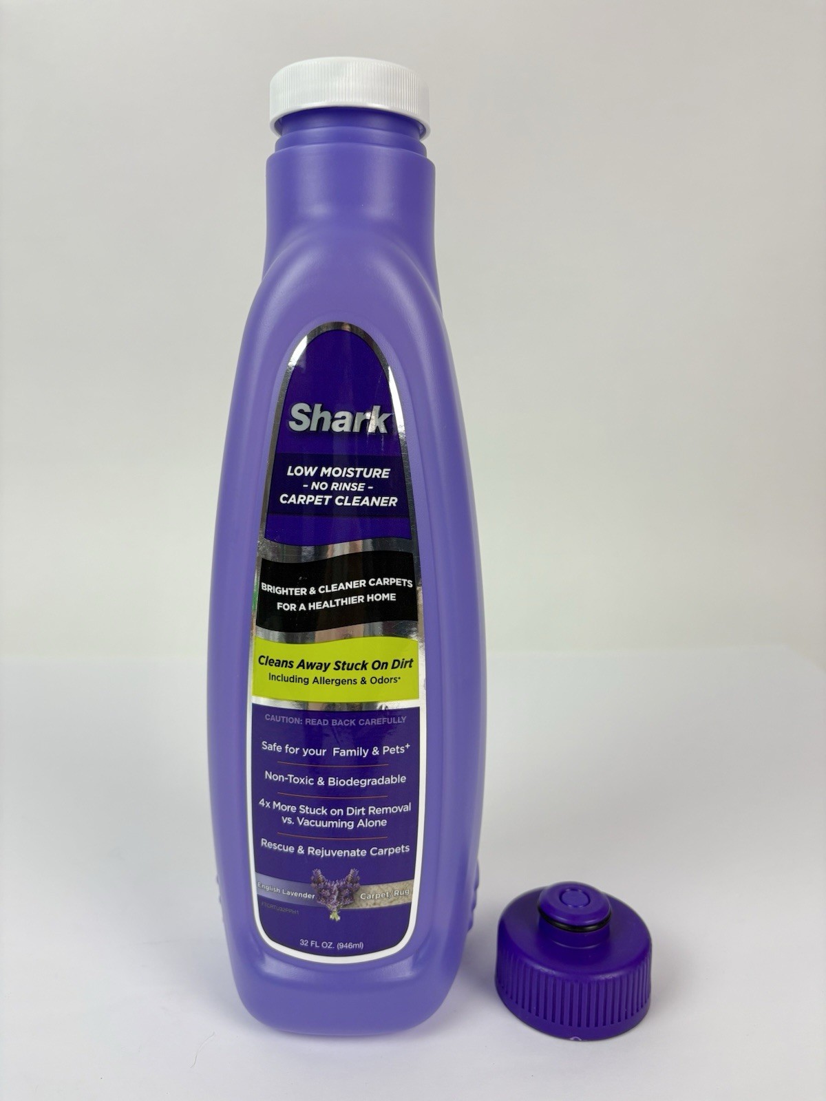 Shark Carpet Buddy No Rinse Carpet Cleaner English Lavender 32oz New