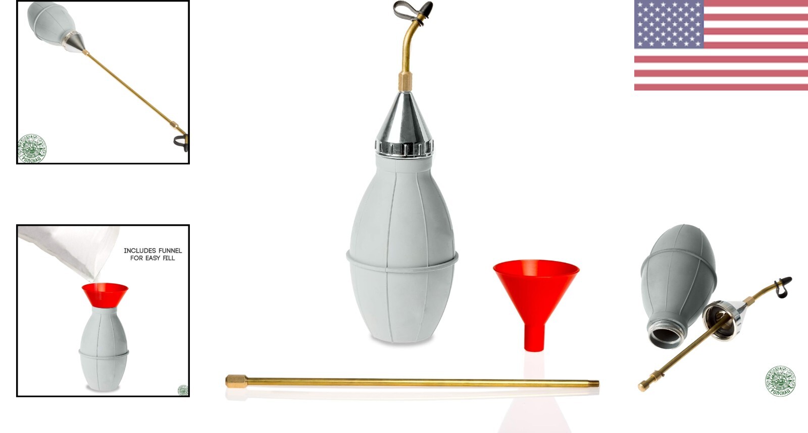 Versatile Garden Powder Duster for Safe Pest Elimination – Easy-to-Use Solution