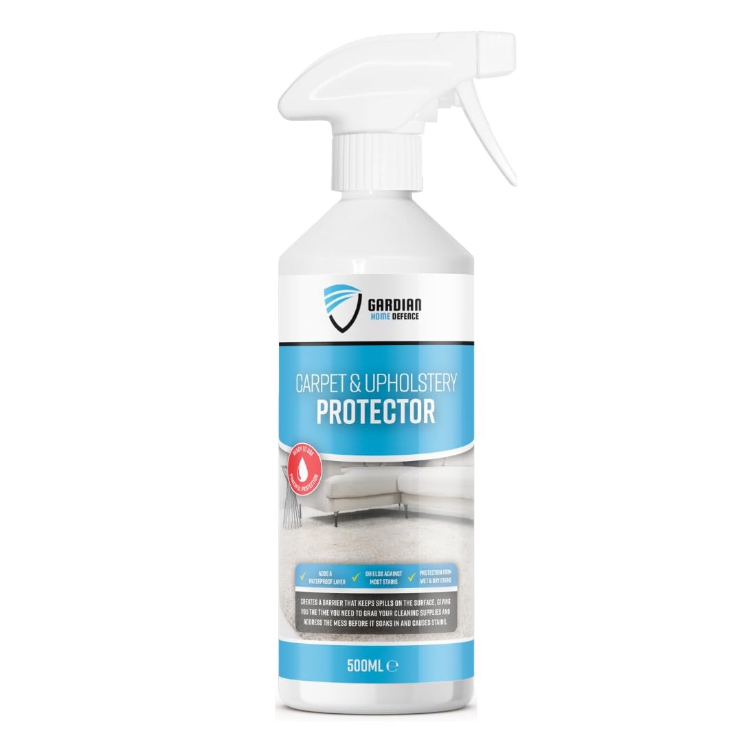 Carpet and Upholstery Protector Spray – 500ml Repels Stains Water and Dirt Fa…