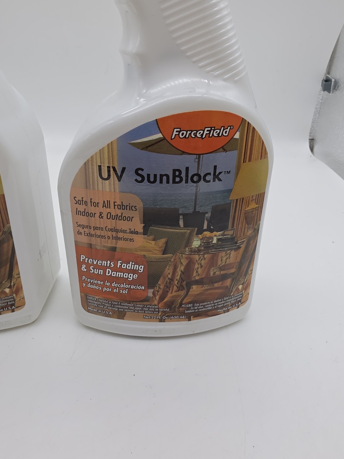 2 ForceField – UV Sunblock Fabric Fade Protector – Prevent UV Ray Damage – 22oz