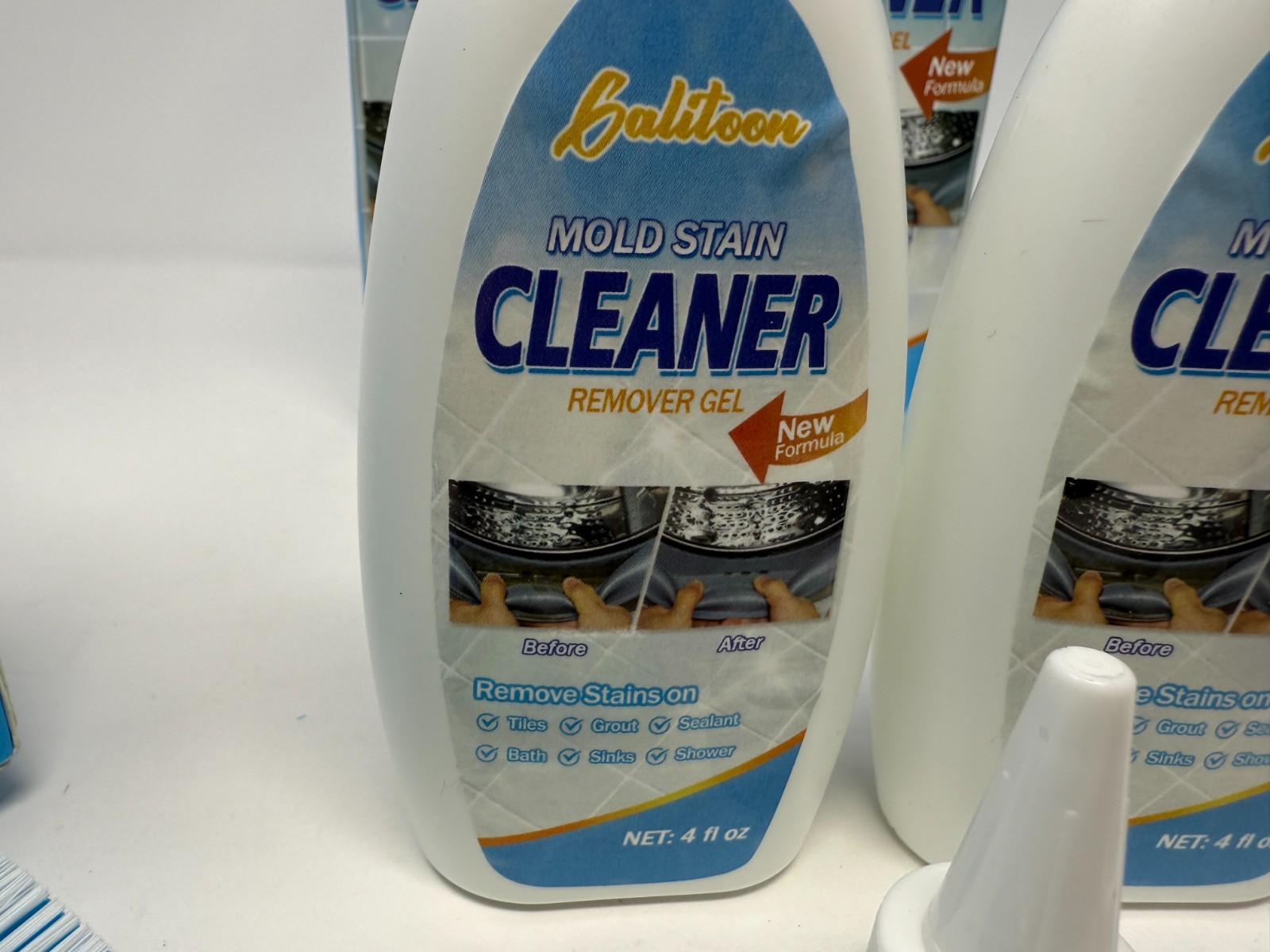 Lot of 4 Galitoon Mold Stain Remover Gel Cleaner Heavy Duty Front Loader