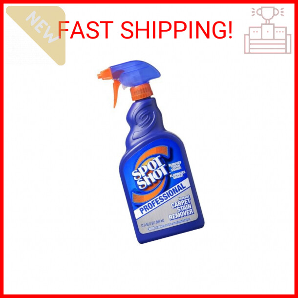 Spot Shot Professional Instant Carpet Stain Remover with Trigger Spray, 32 OZ