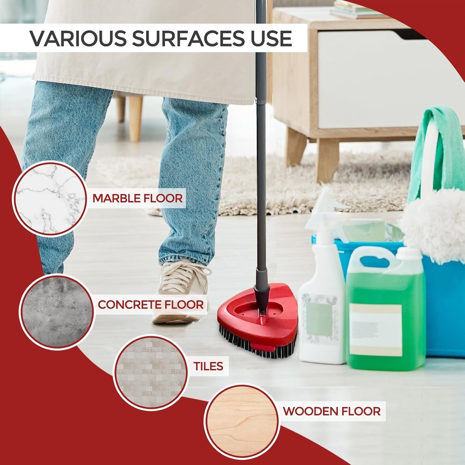Multi-Surface Spin Scrub Brush Replacement Heads – 2 Pack for Easy Cleaning