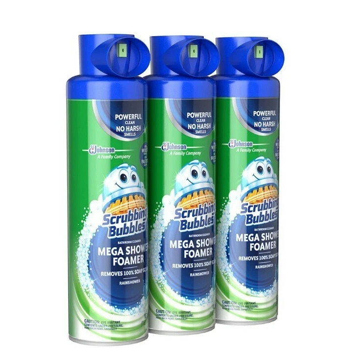 Scrubbing Bubbles Mega Shower Foamer Bathroom Cleaner 20 oz Pack of 3