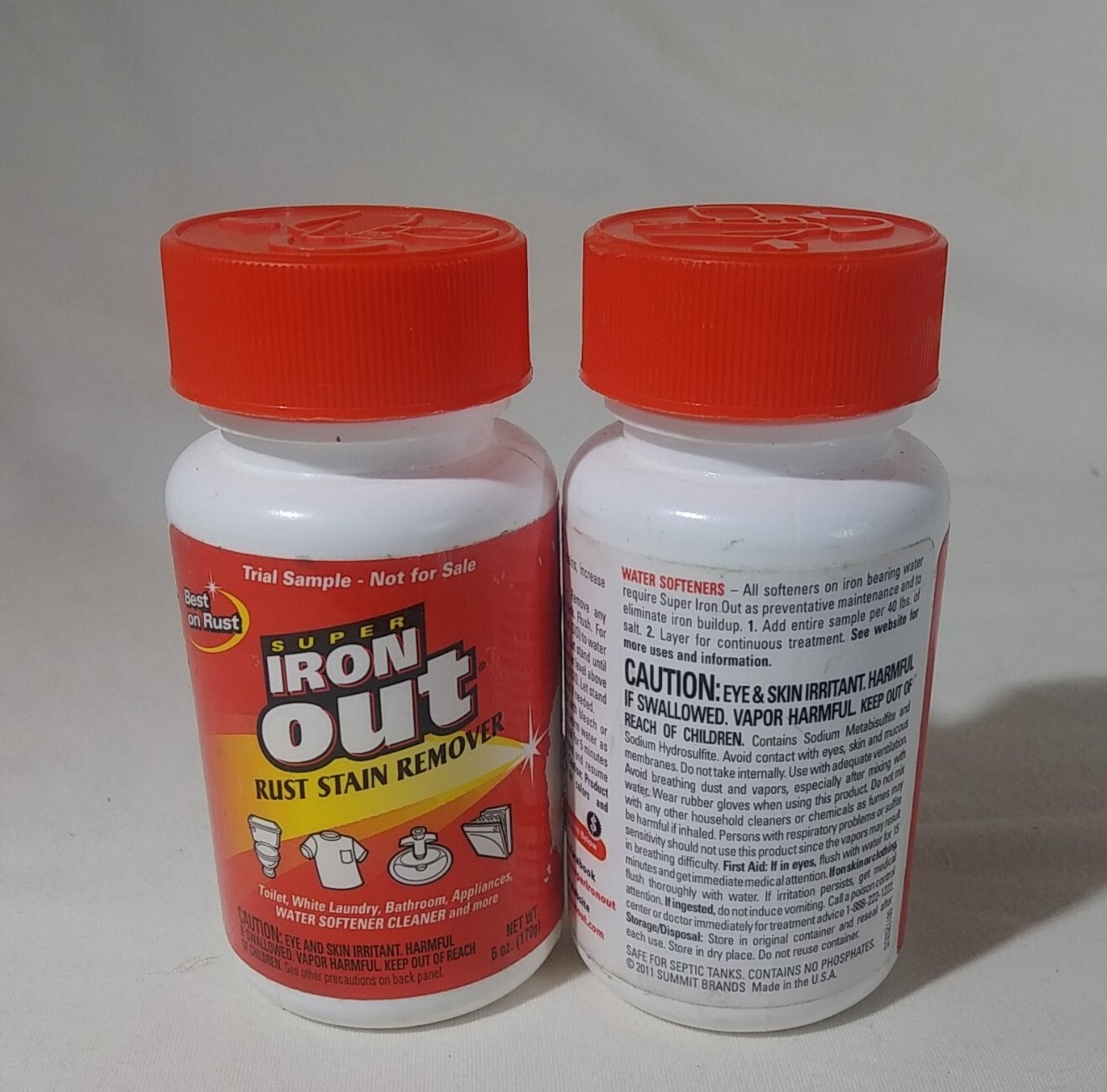 Iron Out Rust Remover Clothes Stains Whitening Bathroom Water Softener Cleaner-2