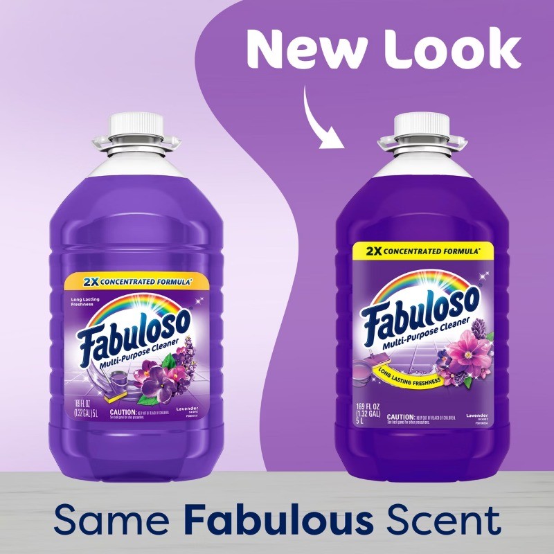 Fabuloso Lavender Multi-Purpose Cleaner 2X Concentrated Floor Cleaner -169 fl oz