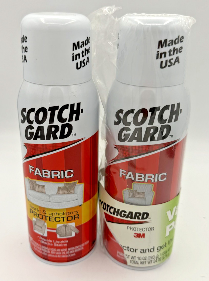 Scotchgard Fabric protector and cleaner 2 pack Cleaner is new, protector 1/2 can