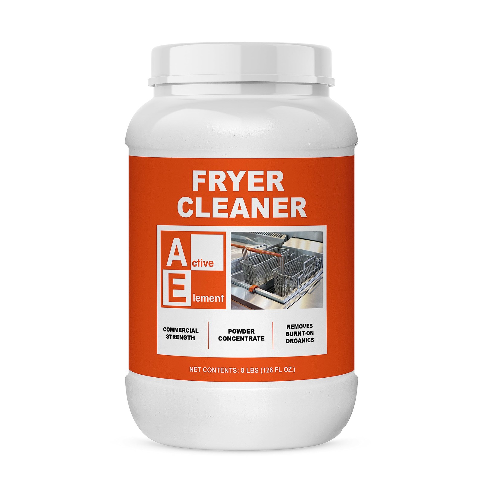 Fryer Cleaner – 8-lbs – Fryer Boil Out – Contains 21 Cleanings – Concentrated Po