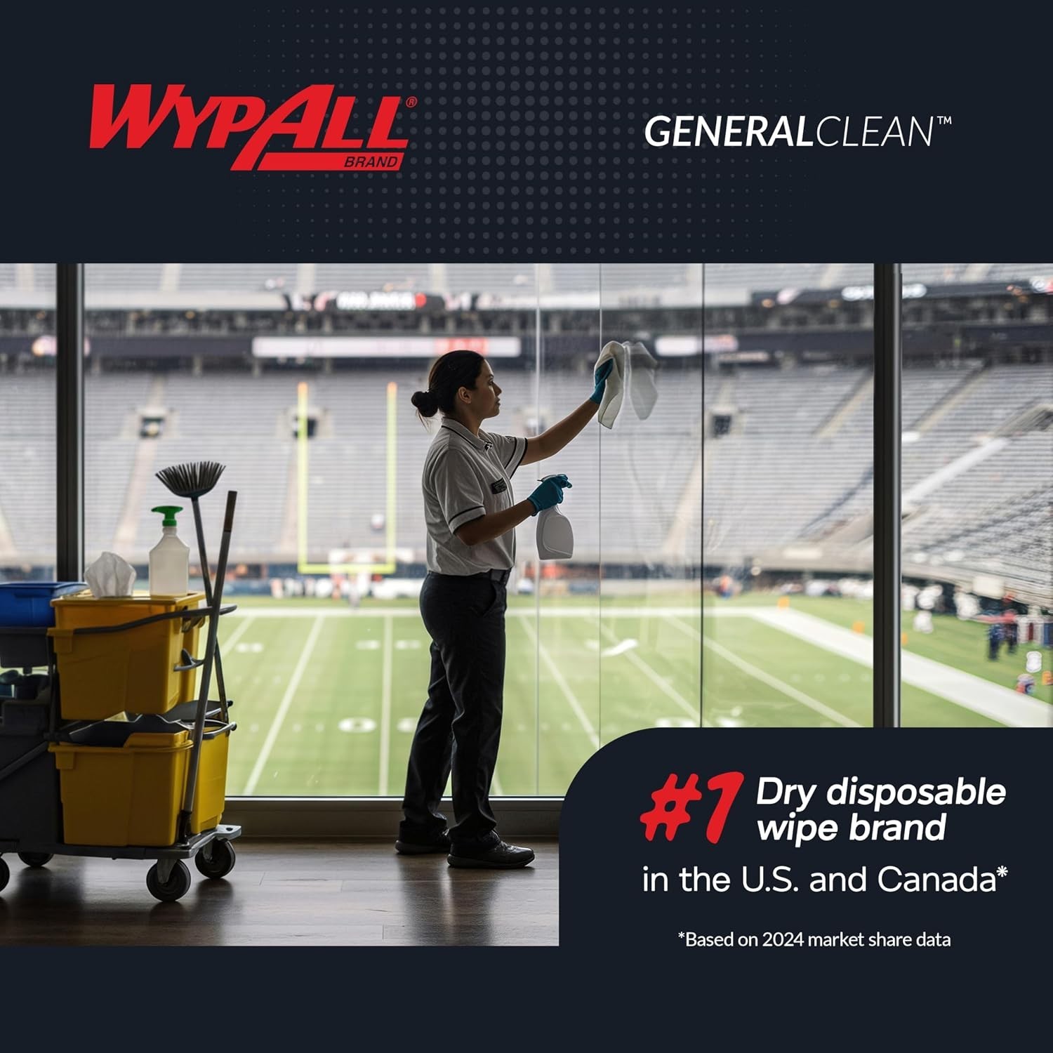 GeneralClean L30 Heavy Duty Cleaning Wipes: 12 Packs of 90 Strong, Soft Sheets