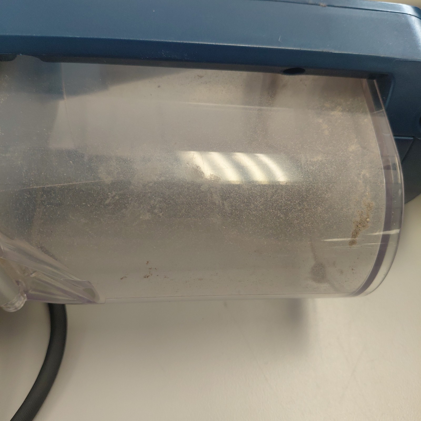 Shark Stratos UltraLight Stick Vacuum HZ3002 Blue MOTOR BASE & DUST BIN
