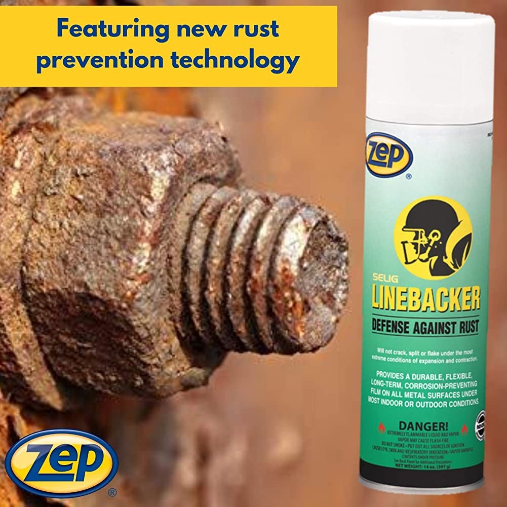 Zep Linebacker Rust and Corrosion Preventative Spray 14 oz 868101 (Case of 12)