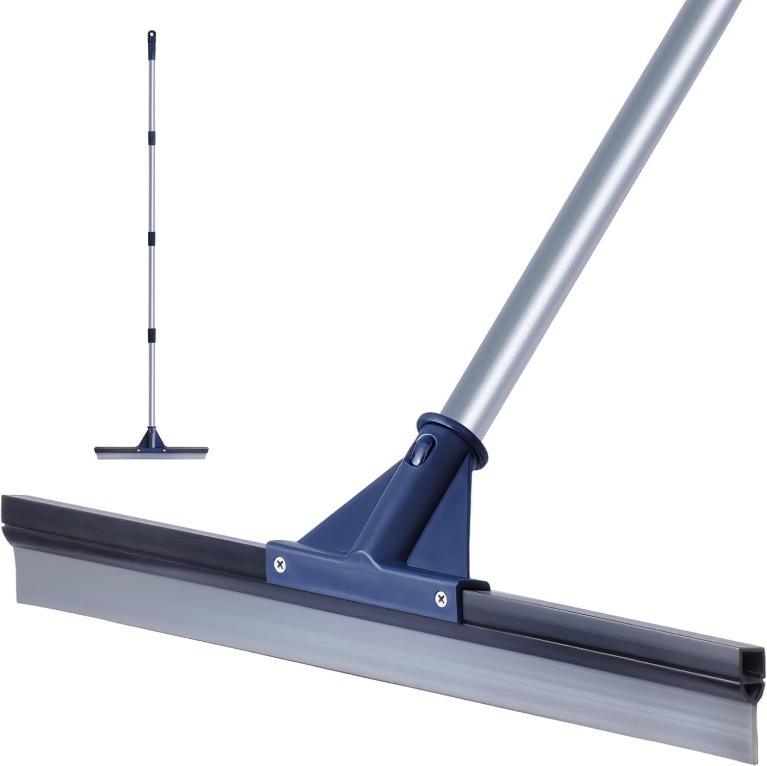 Floor Squeegee for Concrete Floor, 17.5″ Heavy Duty Squeegee Broom for Floor,