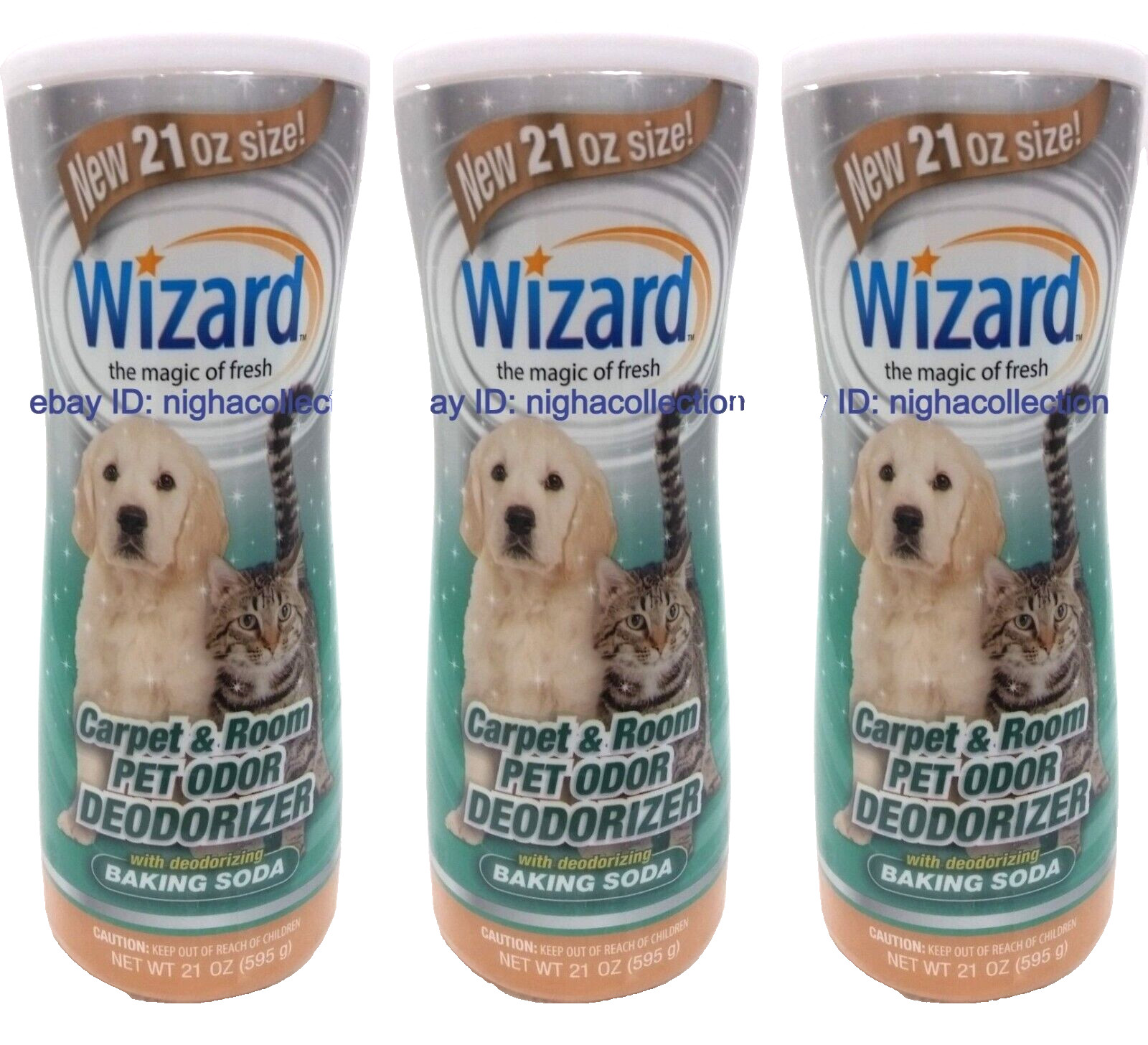 ( Lot 3 ) Carpet & Room PET odor Deodorizer w/ Baking Soda 21 fl oz Each