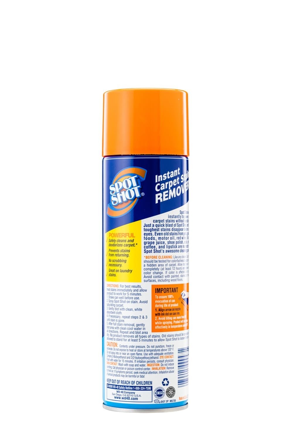 Instant Carpet Stain Remover – 16 oz, 3-Pack – Fast Acting, Deep Clean Formula