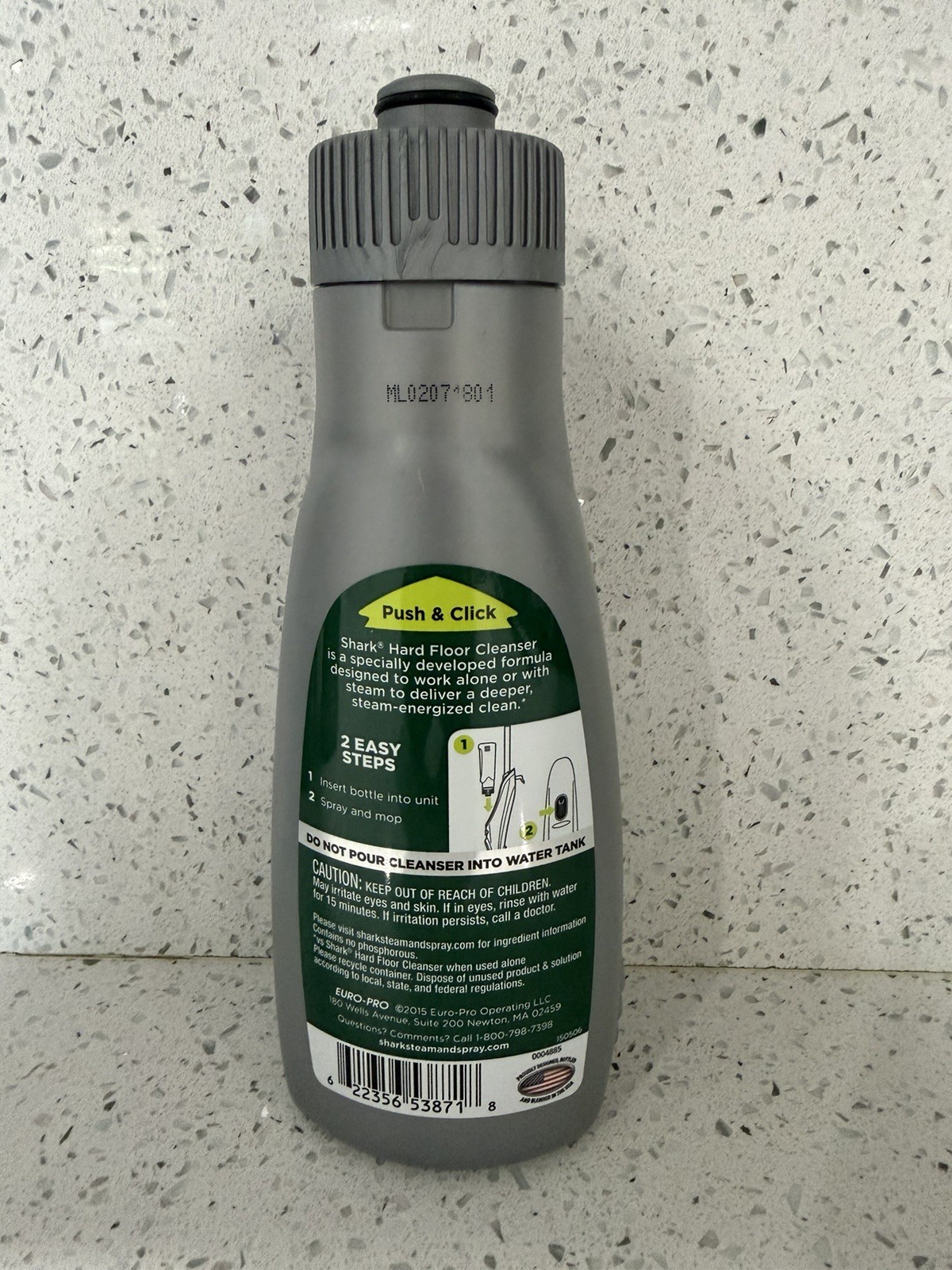 Shark Hard Floor Cleanser Multi-Floor 20 oz Waterfall Fresh Biodegradable New
