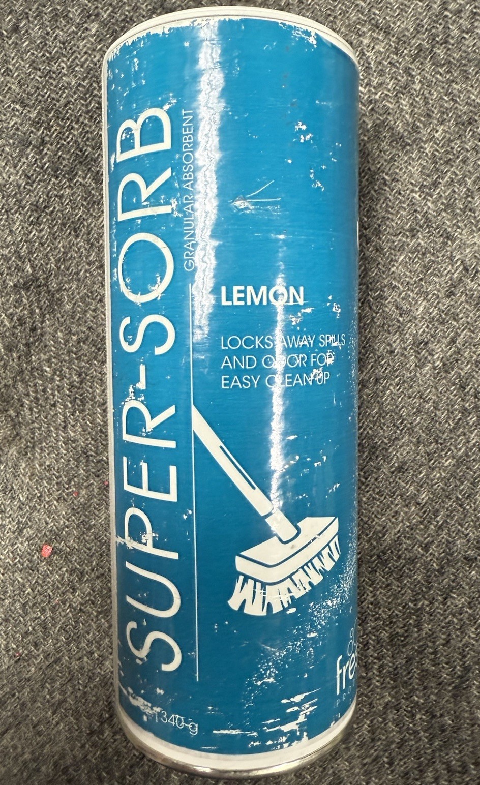 Super-Sorb Instant Absorbent. Transforms liquid into gel. Lemon. FREE SHIPPING