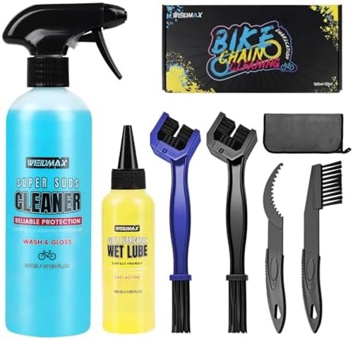 Bike Cleaner Set, 500ML – Fast-Action, Bike chain cleaner 120ml Chain Lube Br…