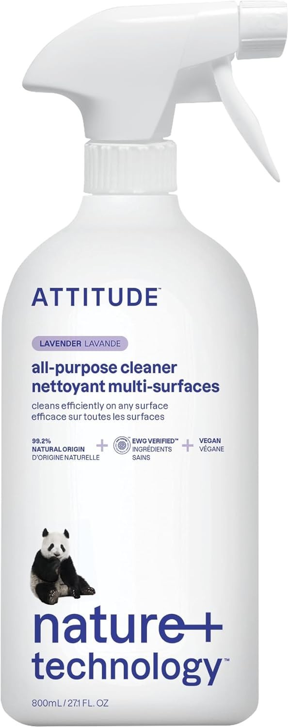 EWG Verified Lavender All-Purpose Cleaner Spray – 27.1 Fl Oz Eco-Friendly