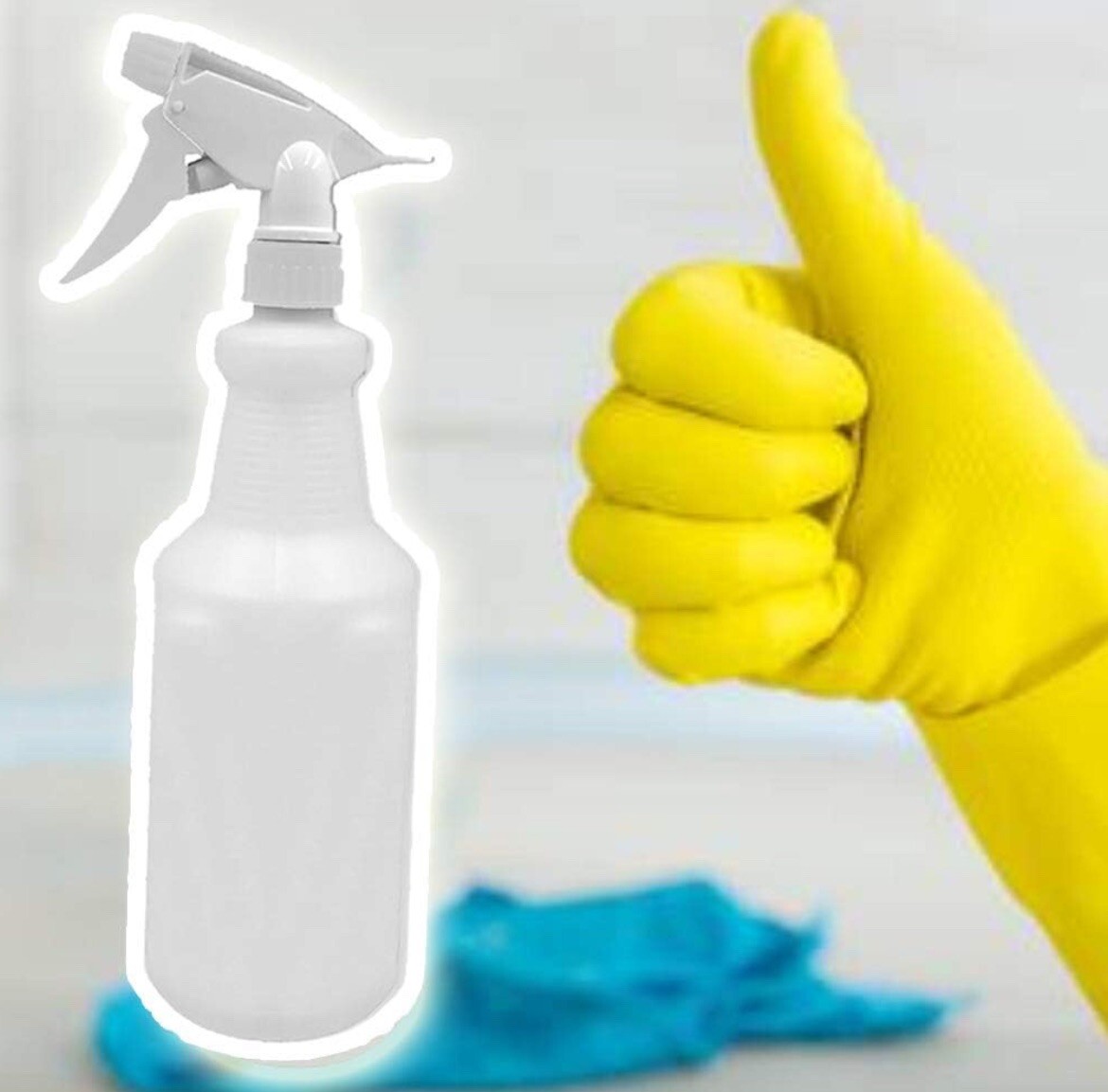 Upside Down Spray Bottles Empty Plastic Bottle Mixed Colors Mist Sprayer 16