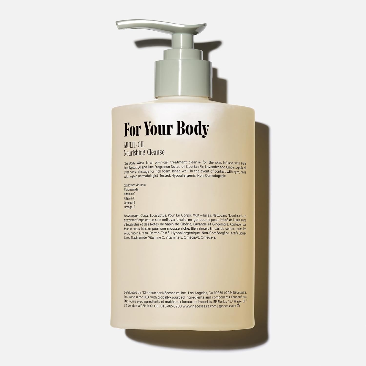 N??cessaire The Body Wash Eucalyptus ?? Multi-Oil Shower Gel Body Wash for Women