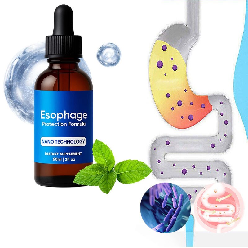 Nano Powered Esophageal Drops 60ML Stomach Digestive Support Drops 2oz
